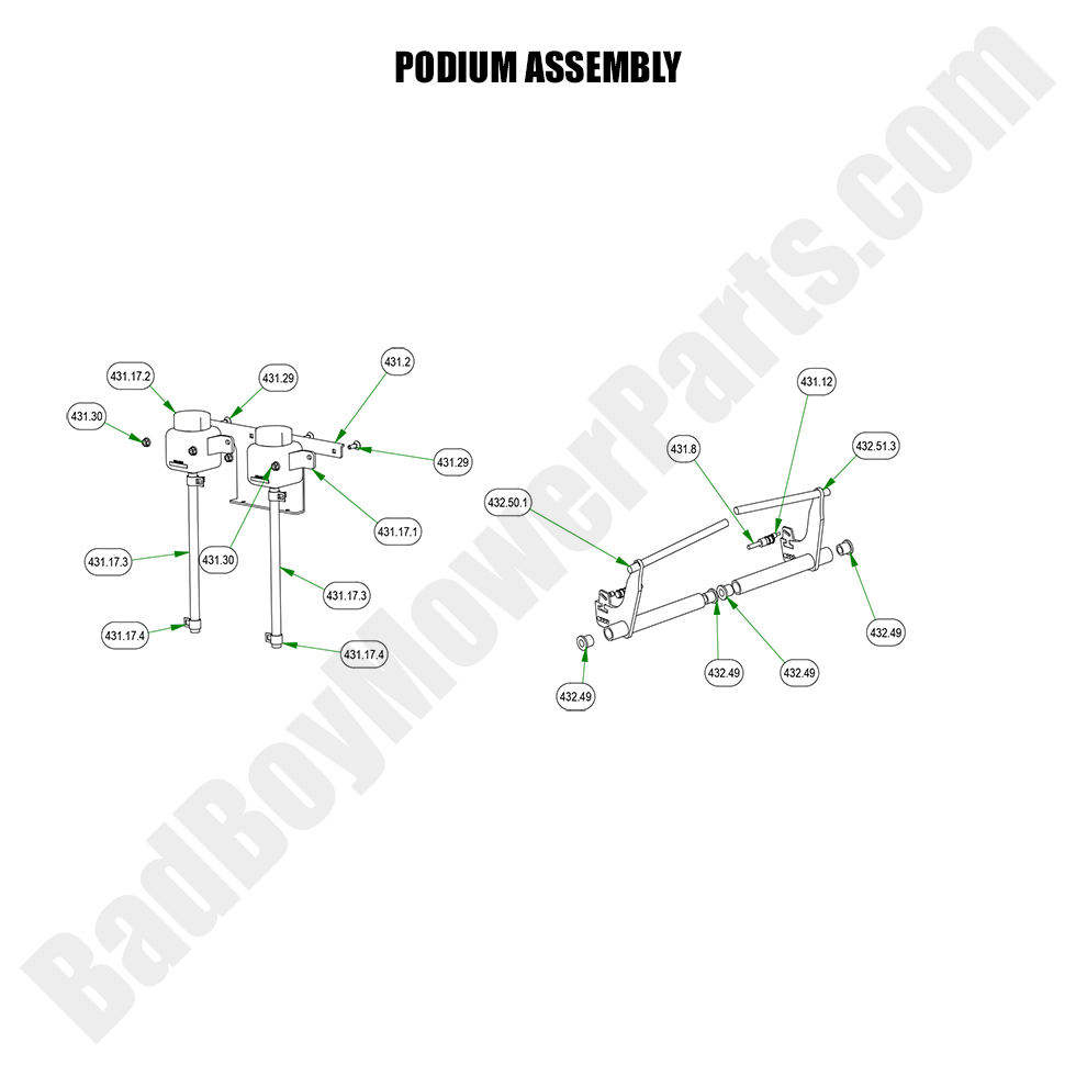 2023 Revolt - Podium Assembly